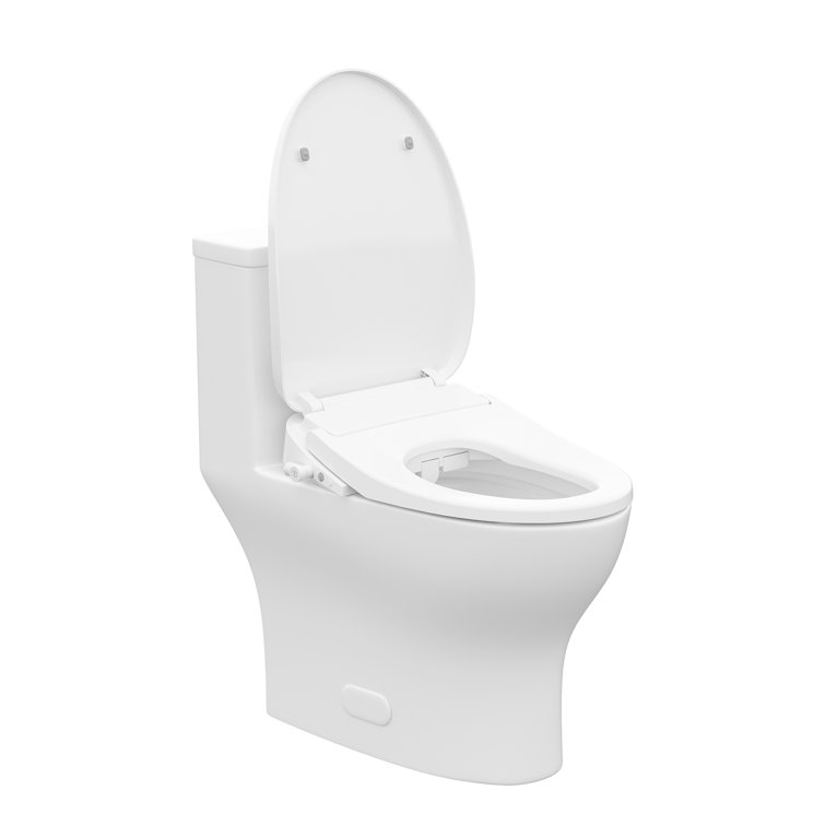 DV-1F073ZH002 Deervalley One Piece Toilet With Bidet Toilet Seat, Dual Flush 1.1/1.6 GPF, Smart Toilet Seat With Sensor Seat Heating, Warm Air Dryer, Nightlight, Multiple Wash Methodsone Piece Toilet With Bidet Toilet Seat, Sensor Seat Heating, Warm Air D