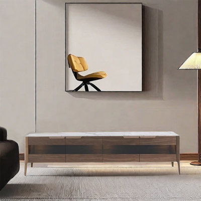 Italian style sintered stone countertop TV stand