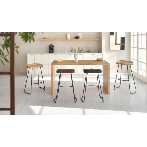 Dispatch Solid Wood Bar & Counter Stool