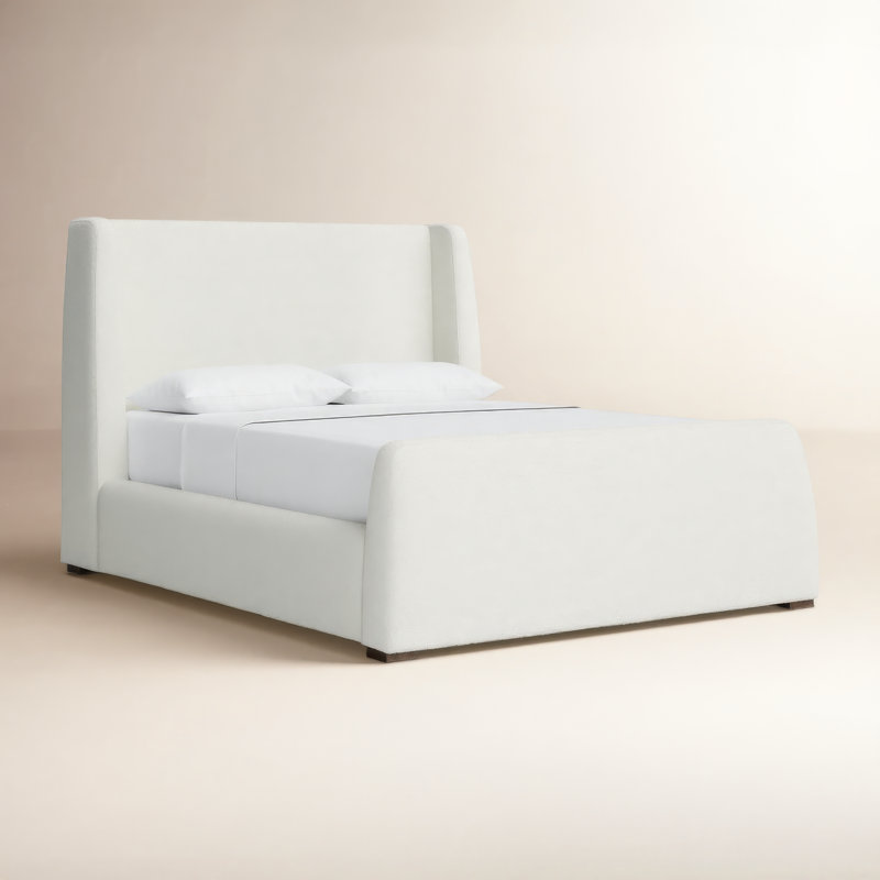 Lit plateforme tapissier Fremon, Double
