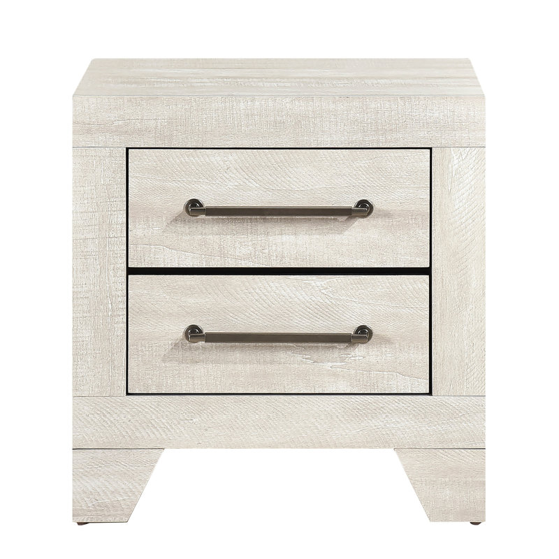 Table de chevet Dusty Grey Oak Finish