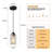 Modern Pendant Light Fixtures Industrial Hanging Light Glass Ceiling Lamp Farmhouse Lighting For Kitchen Island Hallway Bedroom Bar Dining Room-964684102-964684100
