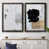 Toile avec cadre noir