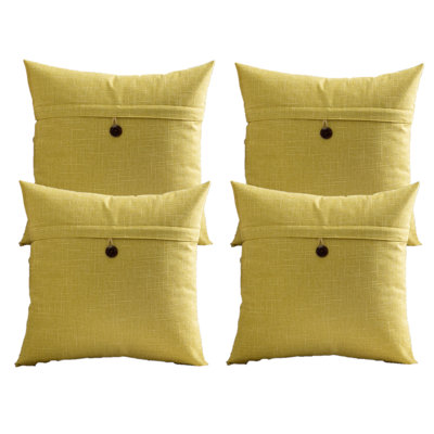 Housses de coussin rétro à un bouton