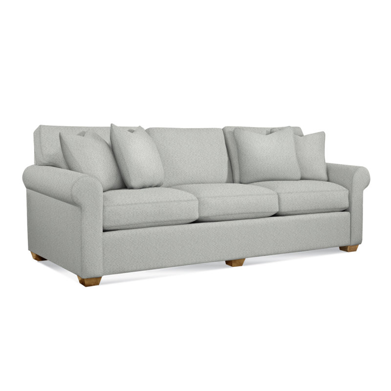 Bedford Upholstered 98'' Sofa, Havana , Beige Cotton; 0366-94