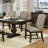Schlusser 6 - Person Extendable Trestle Dining Set-1609020326