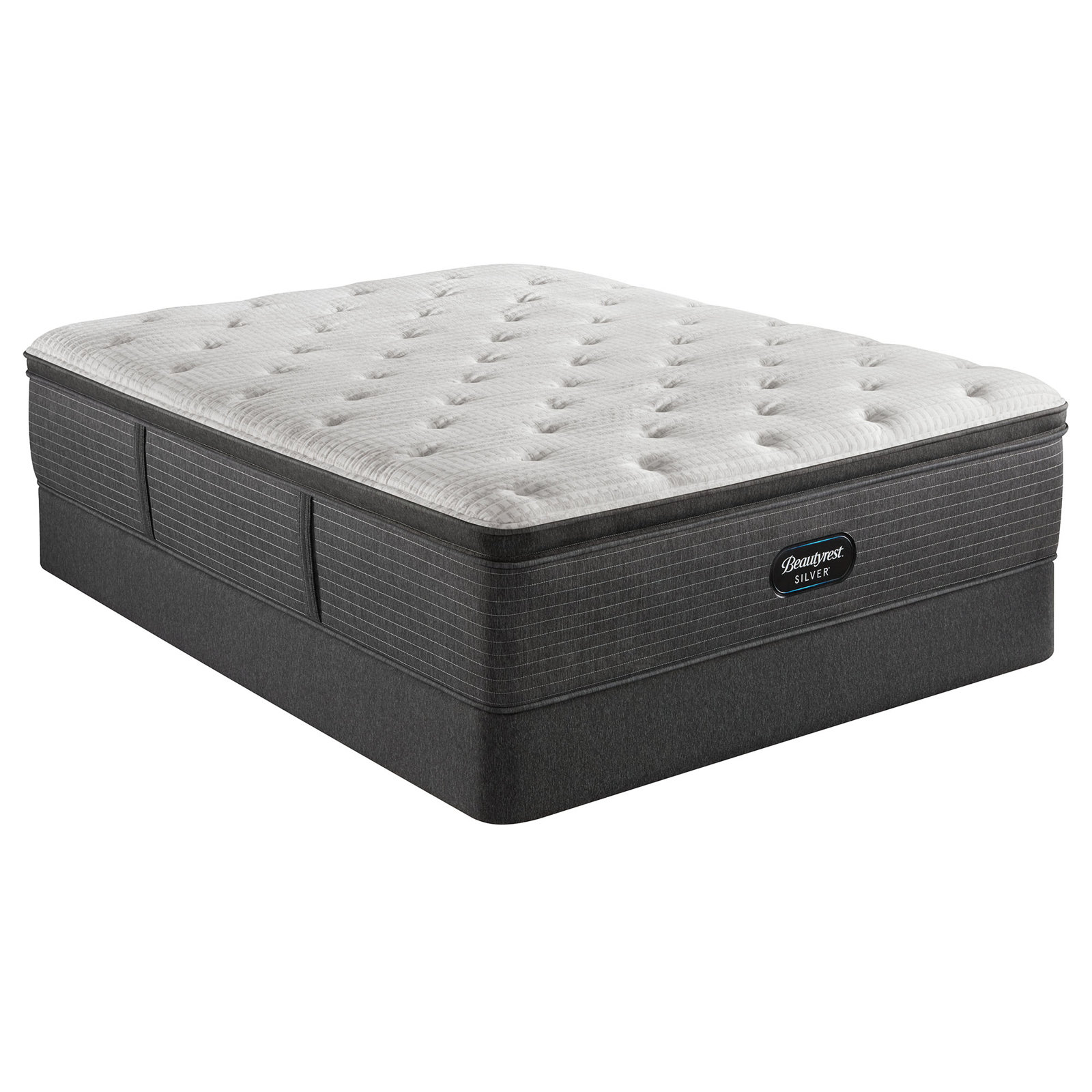 Beautyrest Silver BRS900-C 16" Pillow Top Mattress, Full, Low Profile (5")