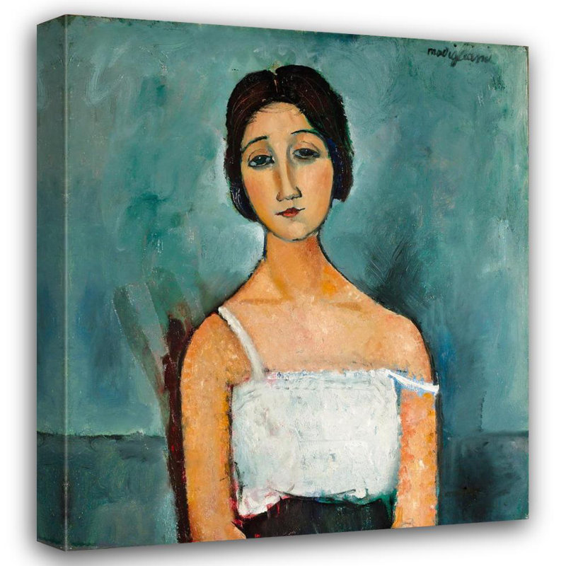 "Christina" par Amedeo Modigliani, toile tendue avec châssis, H 18 po x l 14 po
