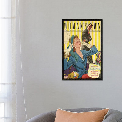 1947 UK Woman's Own II Cover by The Advertising Archives - Floater Frame Gallery-Wrapped Canvas Giclée on Canvas