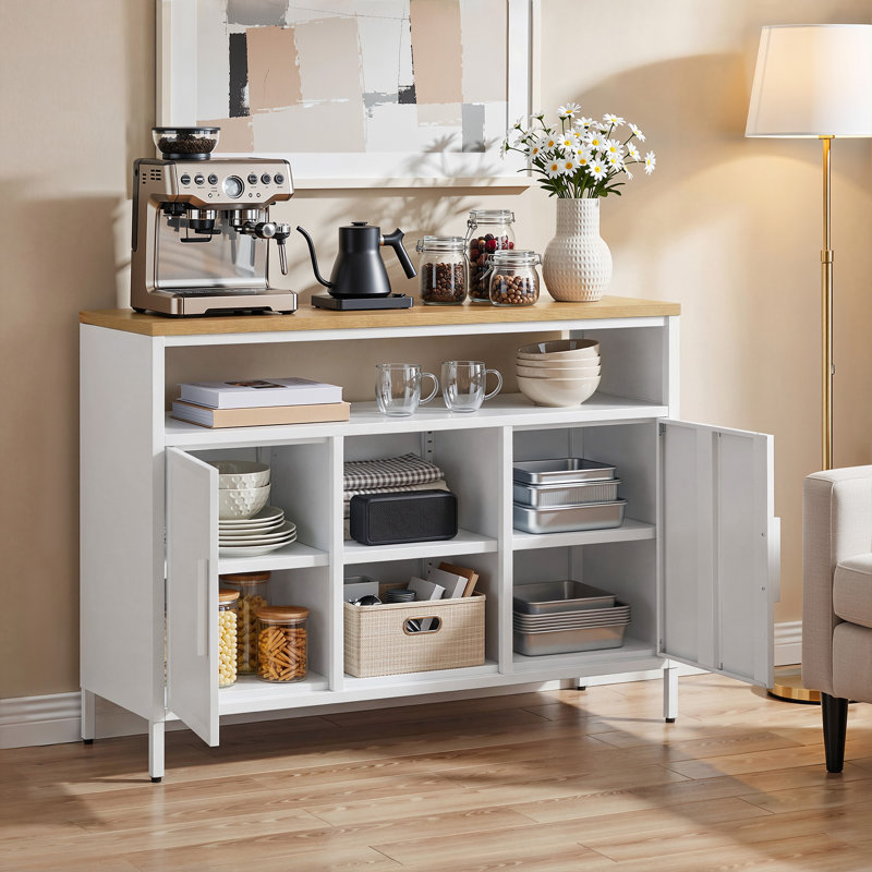 108cm W 2-Tier Sideboard, White