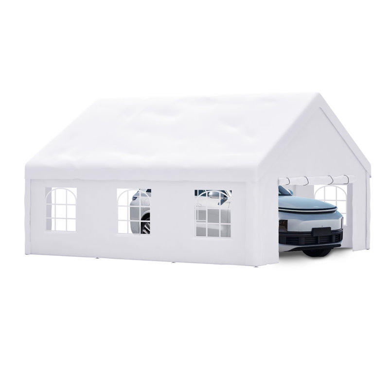 Party Tent Heavy Duty Wedding Tent Large Outdoor Canopy Carport With Storage Bags & Removable Sidewalls