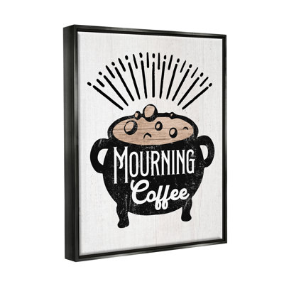 «Mourning Coffee Cauldron», encadré sur toile par Lil 'Rue