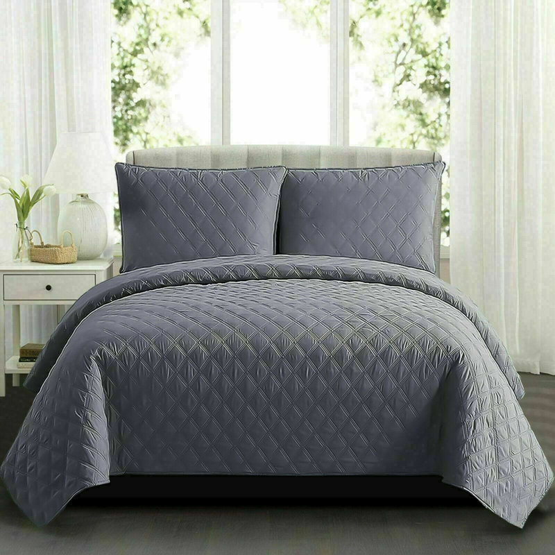 Amnon Throw Blanket, W200 x L200cm, Grey
