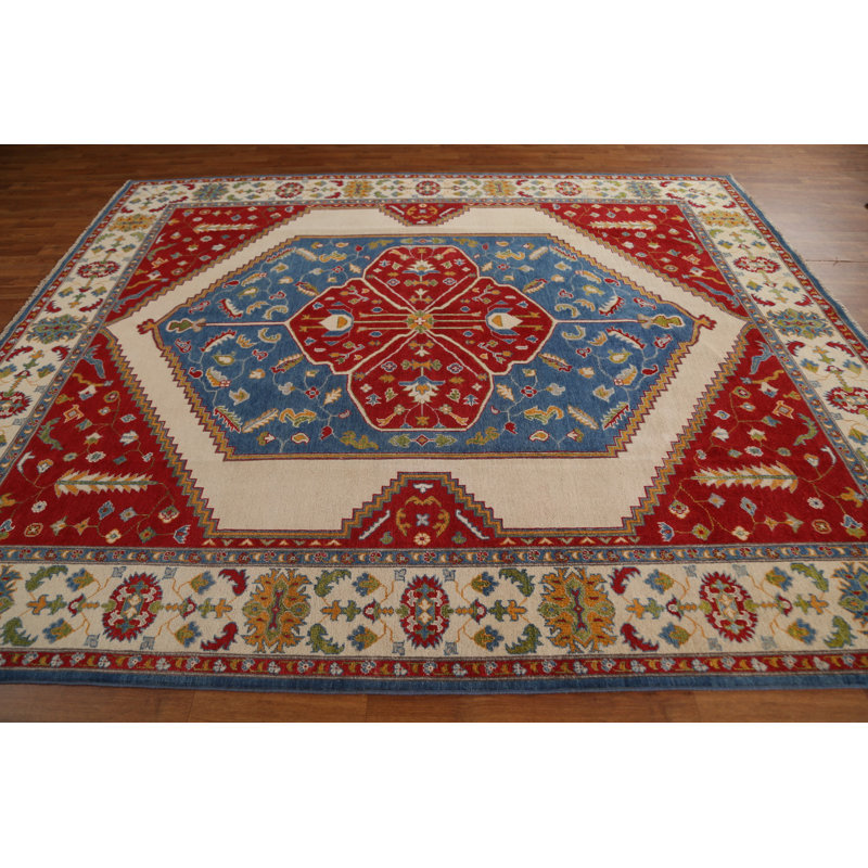 One-of-a-Kind 8'1" X 9'9" New Age Wool Area Rug in