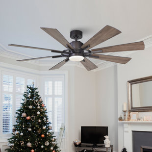 Large Room Ceiling Fans With Lights You'll Love | Wayfair