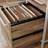 Desk, Brown Finish