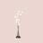 46" In 11-Light Acrylic Globe Aluminun Led Chrysanthe Silver Chrome Metal Floor Lamp-549563270