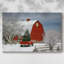 Dawn of Chalk Sleigh-Premium, toile tendue avec châssis-1871683184