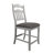 7pc Counter Height Dining Set Table w Storage Base Ladder Back 6x Chairs Classic Look Dining Room
