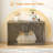 Hidden Litter Box Cabinet With Barn Door-33892823