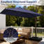 Parasol extérieur en porte-à-faux avec lève-manivelle et base-697828370-697828376