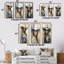 Minimalisme bleu, Cowgirls, ensemble de 4 reproductions d'art mural-1388450129-1388450135