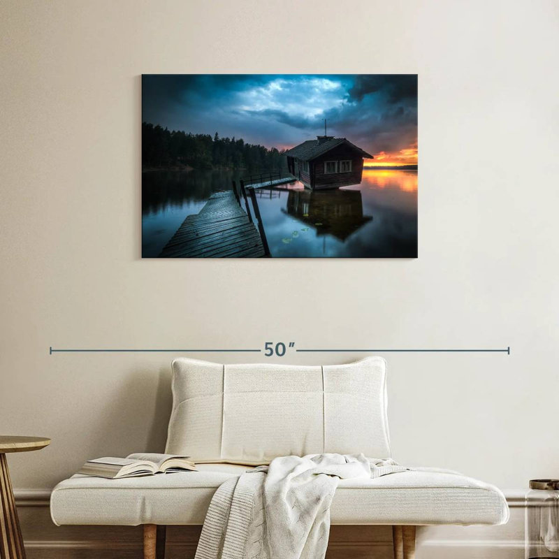 Lilie Drunken Sauna In Finland, 24'' H x 36'' W