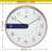 Round Plastic Wall Clock 12 Inches-98236454