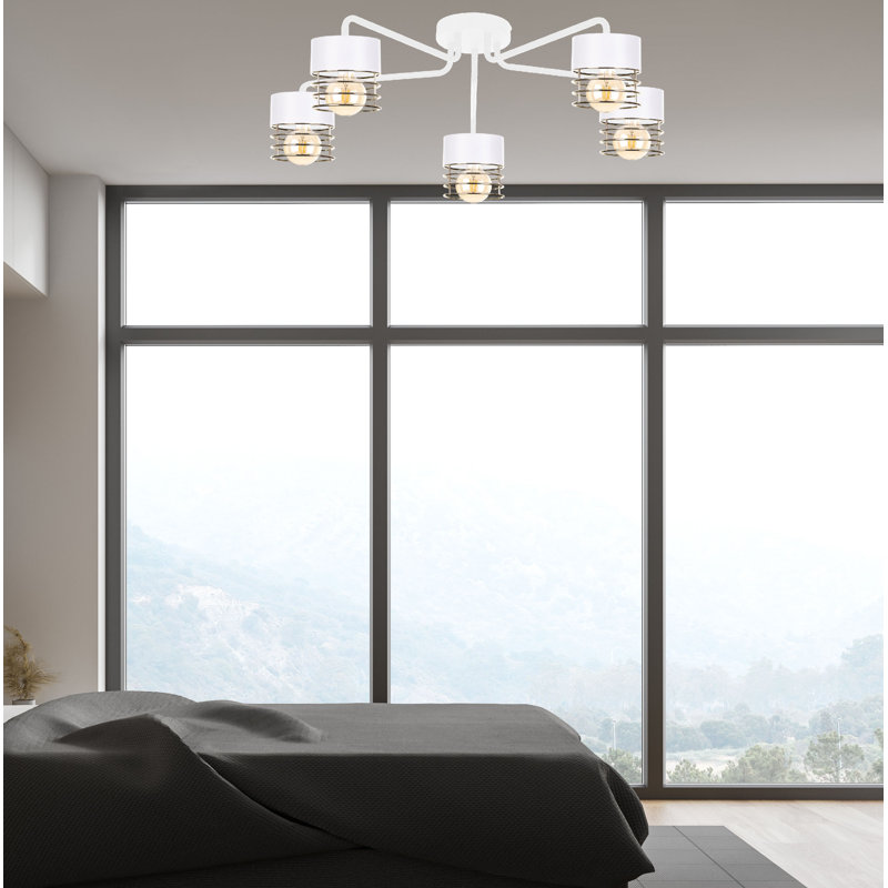 Burçak Flush Mount, White