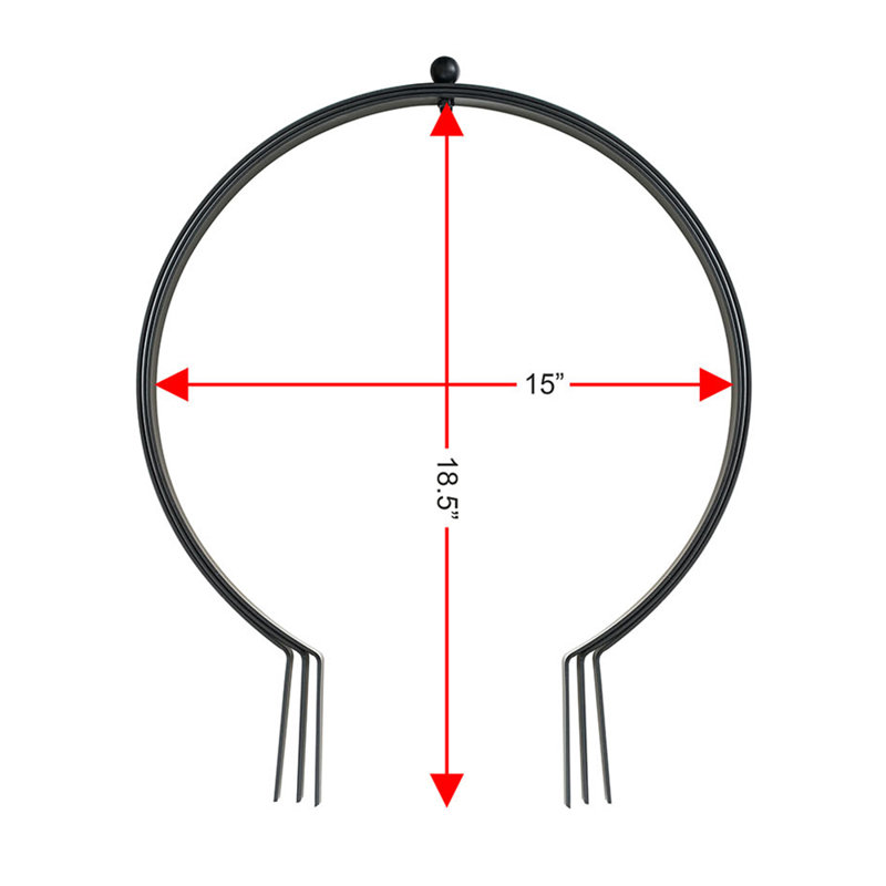 Treillis en métal 18,5 po x l 15,5 po Scurlock, H 18,5 po x l 15,5 po x P 1 po