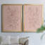 Rosetone Blossoms I - Ensemble de 2 reproductions d'art sur toile encadrées-522226392-522226395