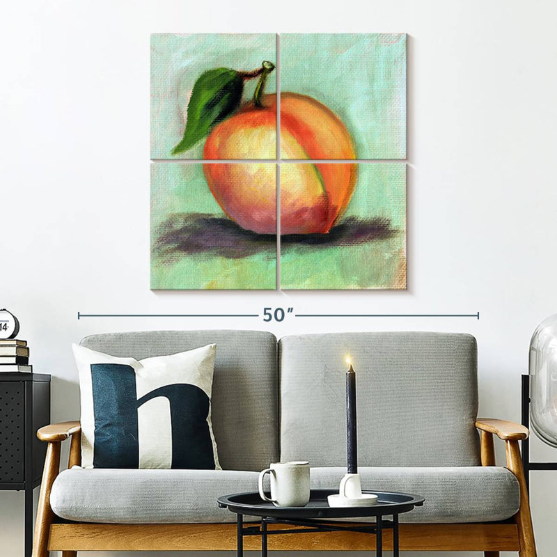 Yarlin Peach, 32" H x 32" W