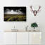 Full Moon over Germany - Wrapped Canvas-55313941