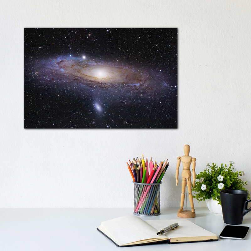 M31, Andromeda Galaxy Mosaic I by Robert Gendler - Wrapped Canvas Print, 20.32 cm H x 30.48 cm W