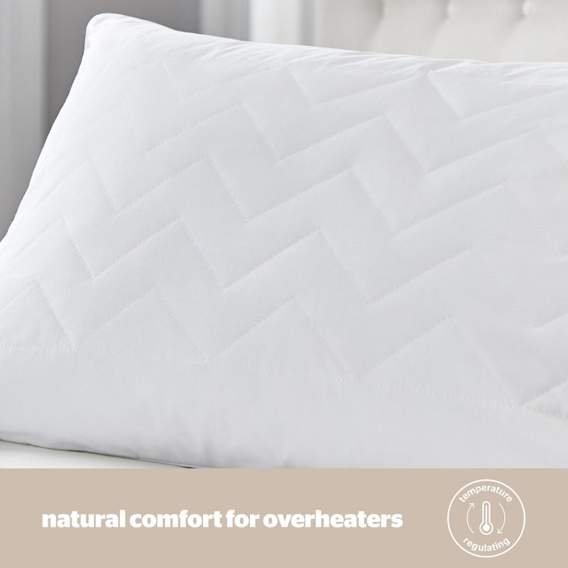 Silentnight Quilted Wool Pillow Pair