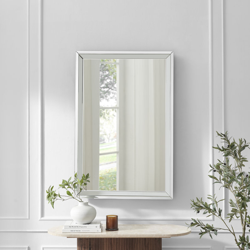 Almine Glass Rectangle Mirror, 120 cm H x 80 cm W