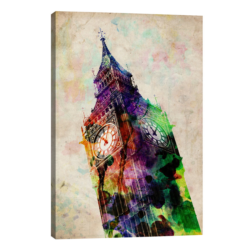 London Big Ben by Michael Tompsett - Print on Canvas, Wrapped Canvas, 66.04 cm H x 45.72 cm W x 3.175 cm D