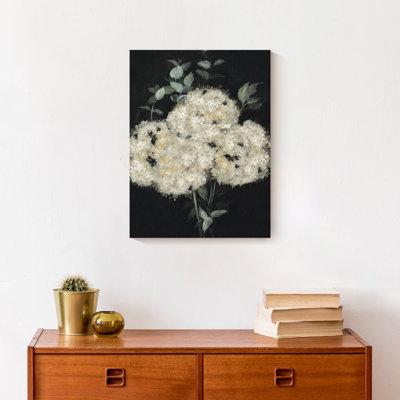 «Moody Hydrangeas» sur impression sur toile
