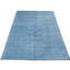 Hand Knotted Wool Area Rug in Blue