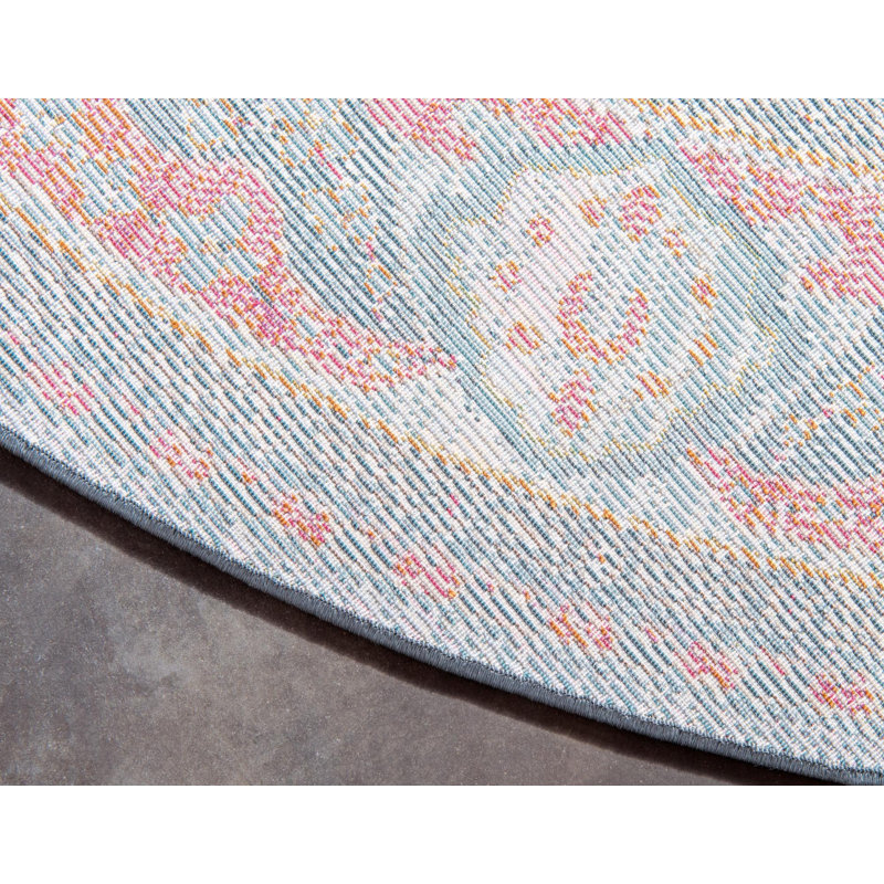 Oriental Indoor Rug, Round 4'