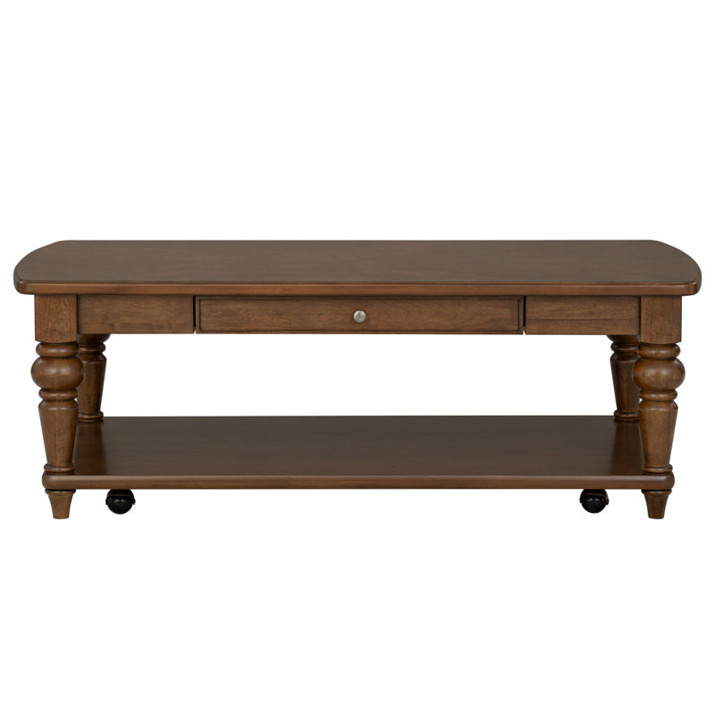Riverstone Rectangular Coffee Table With Casters