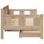 Daybed With Drawers Without Mattress Solid Wood-743637464