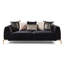 Ensemble de salon rembourré en tissu de velours épais et moderne 2 pièces Modern Canapé