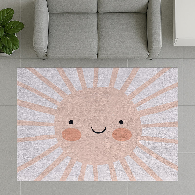 Geometric Shapes Area Rug, Runner 70 x 140 cm