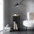 Modern End Table With Drawer, Nightstand Storage Side Table For Small Spaces, Black