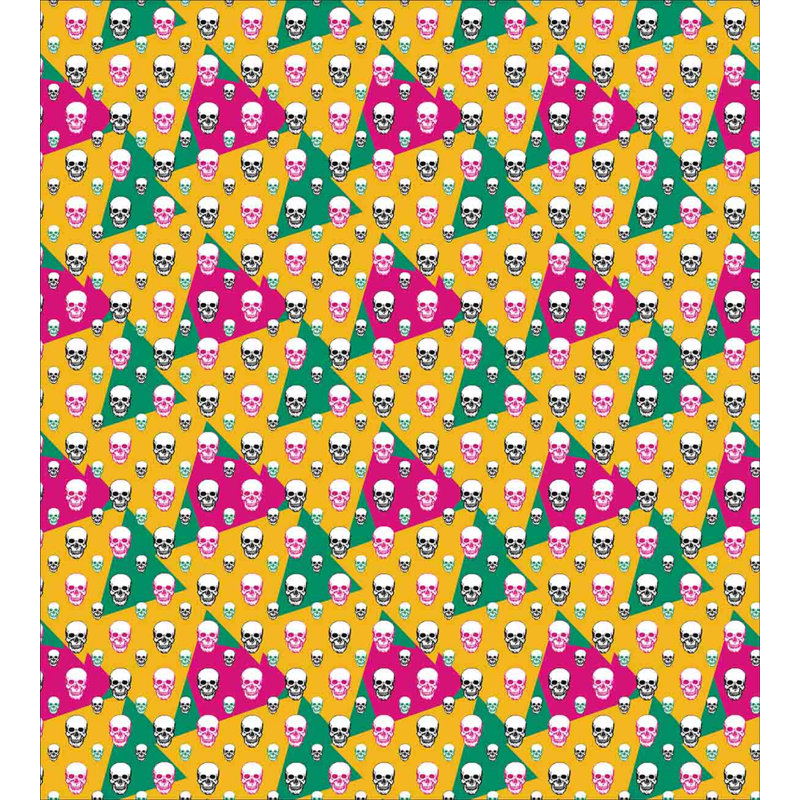Geometric Shapes Duvet Cover, Queen Duvet Cover + 2 Pillow Sham