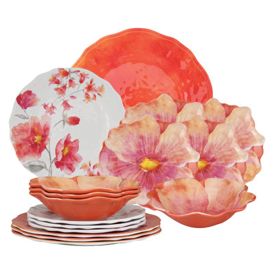 Achraf Piece Melamine Dinnerware Set - Service for 4