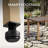 Melvarn Outdoor Patio Steel 37.4" Rectangular Coffee Table with Wood-Look Grain Top