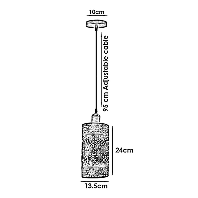 Brierley 1 - Light Cylinder Pendant, Brushed Copper