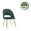 Chaise d'appoint rembourrée en velours Liara-1851222511-1811472510